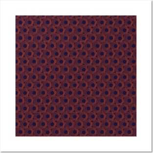 Hexagonal Abstract Pattern Posters and Art